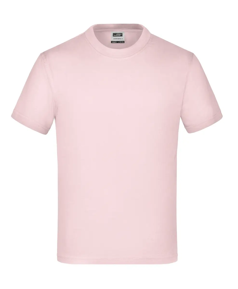 Kinder T-Shirt Junior Basic-T rose ansicht vorne