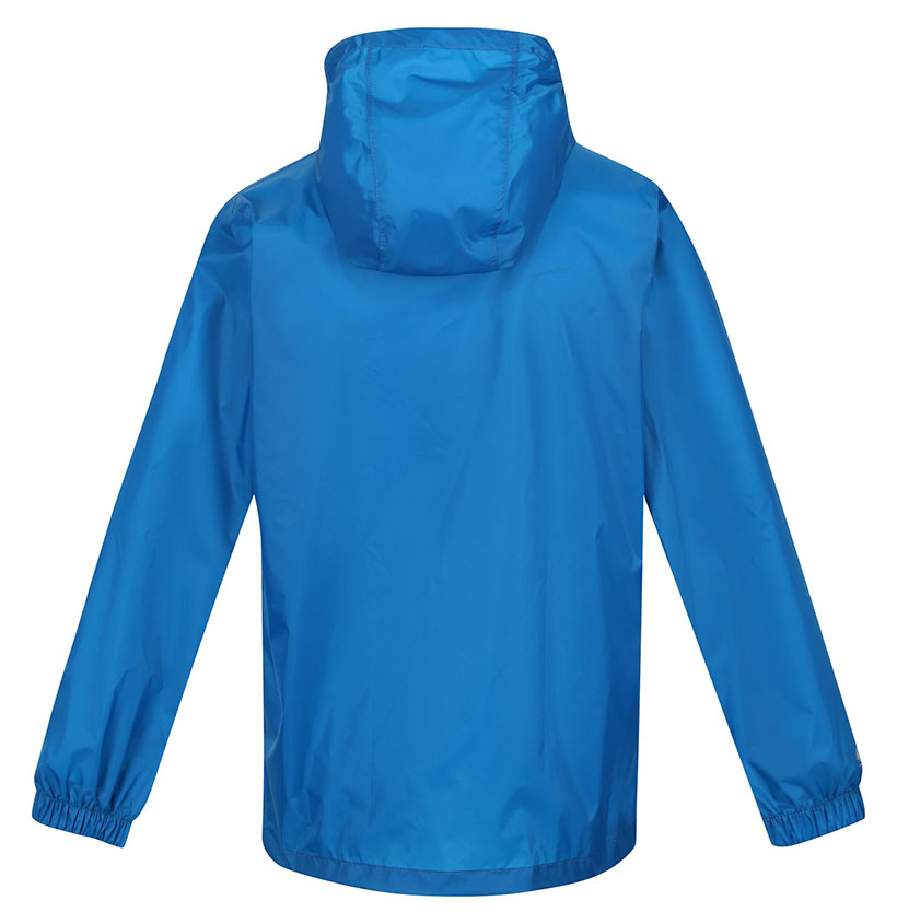 Regatta Kinder Regenjacke Pack it blau