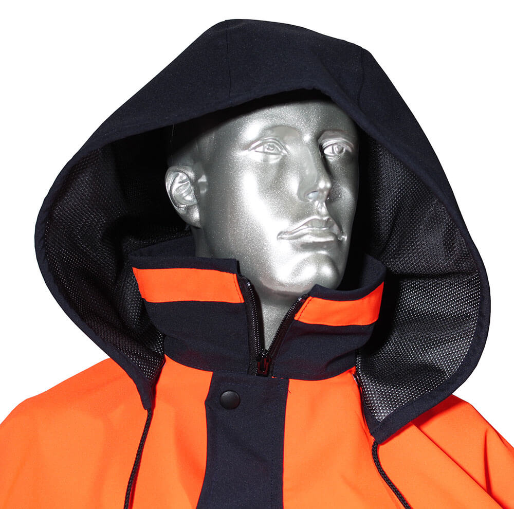 HF Sicherheitskleidung Kapuze blau✔ Zubehör für Workwear Aquastop Regenjacke Regenmantel✔