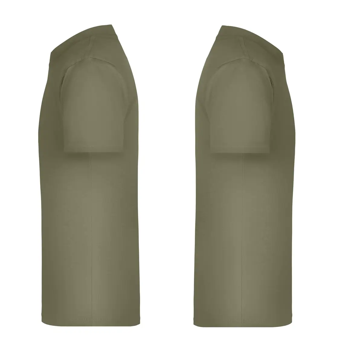 Kinder T-Shirt Junior Basic-T olive ansicht seite