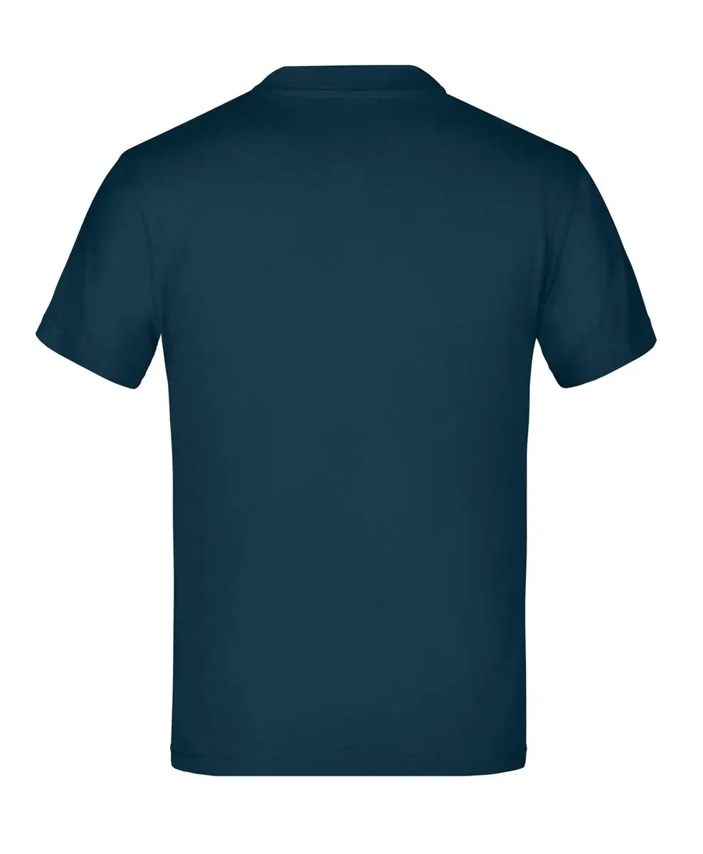 Kinder T-Shirt Junior Basic-T pertrol ansicht hinten