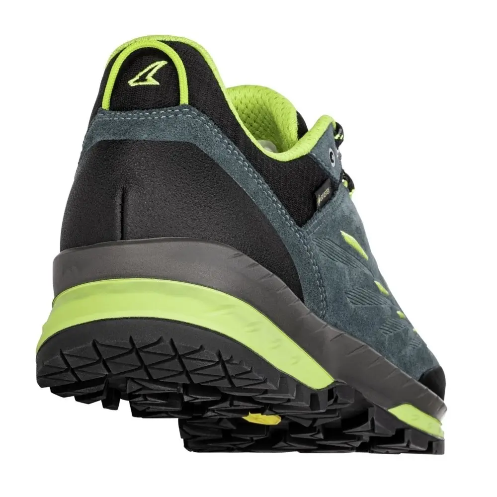 LOWA Halbschuhe Herren Delago GTX low petrol-limone
