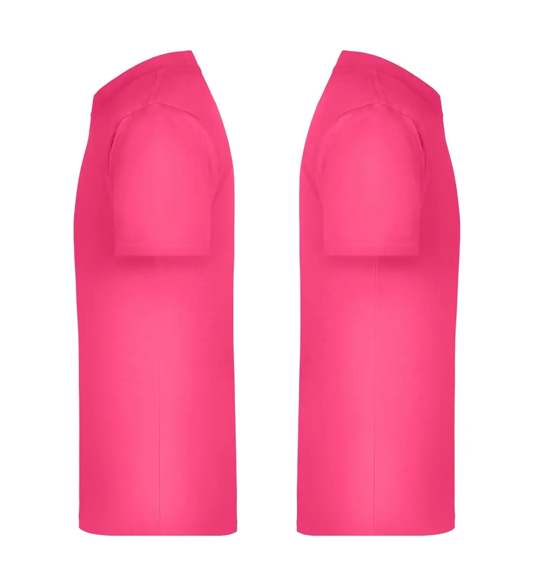 Kinder T-Shirt Junior Basic-T pink ansicht seite