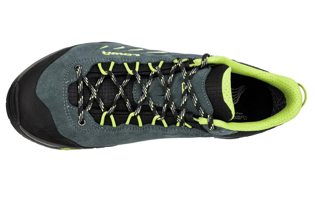 LOWA Halbschuhe Herren Delago GTX low petrol-limone