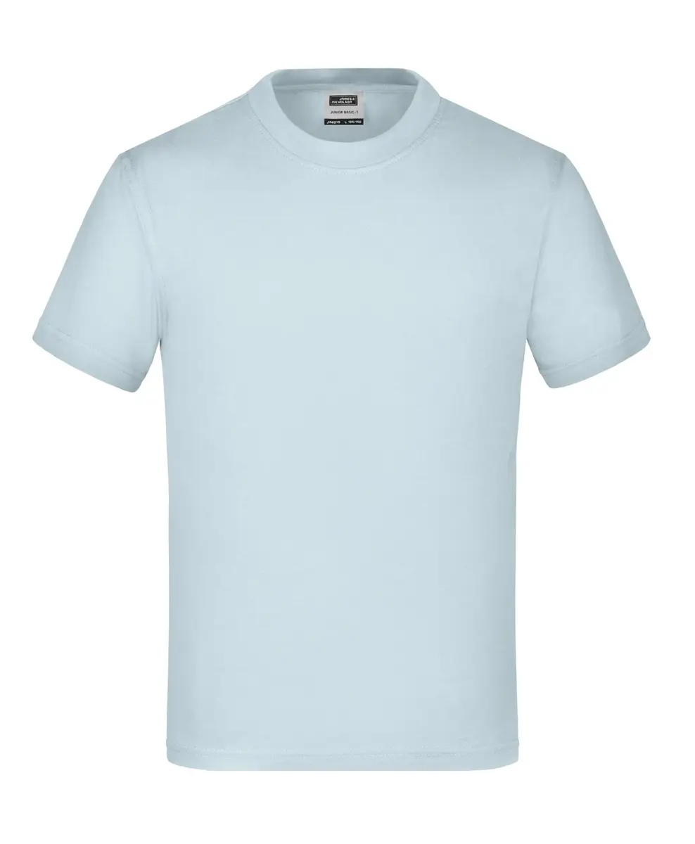 Kinder T-Shirt Junior Basic-T light-blue ansicht vorne