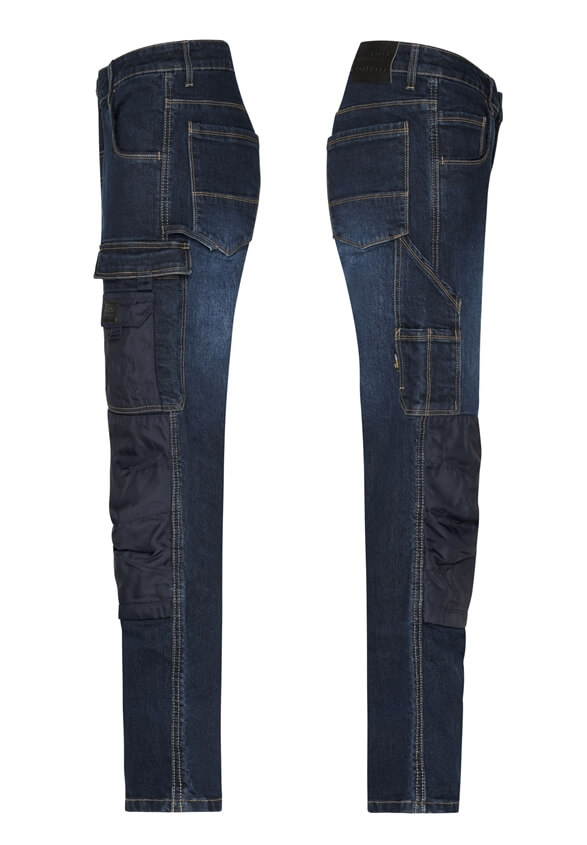 Jeans Arbeitshosen Stretch blue denim JN875