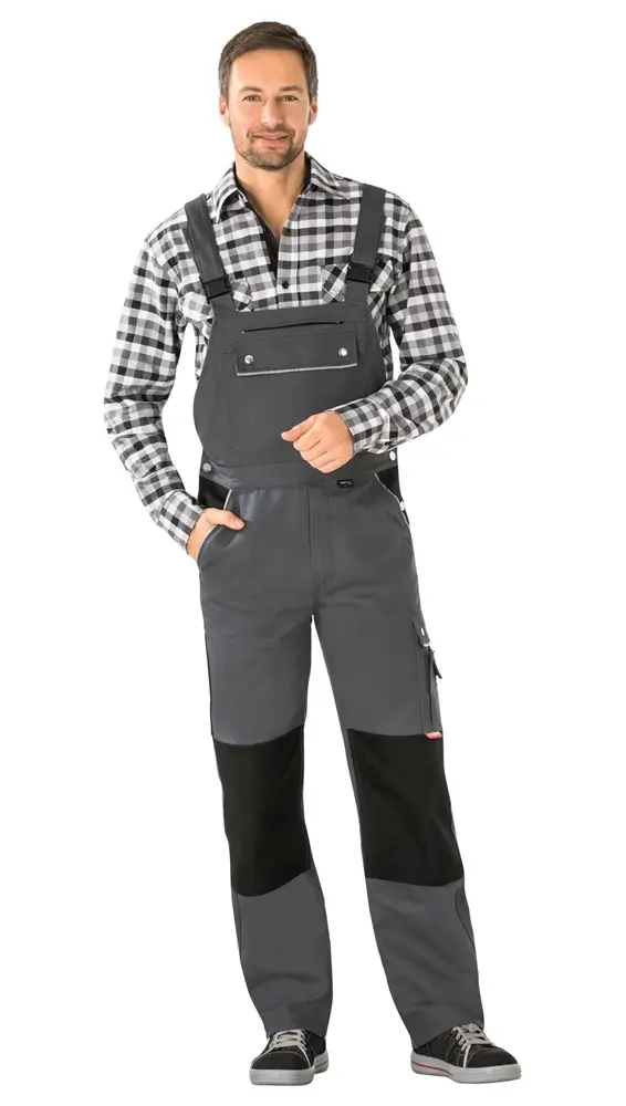 Latzhose Herren farbe grau