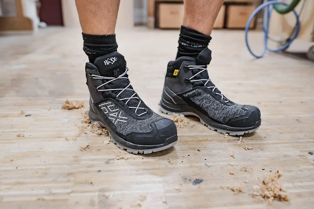 Arbeitsschuhe HAIX BE Safety 410 C GTX grey ansicht vorne Artikel 610047
