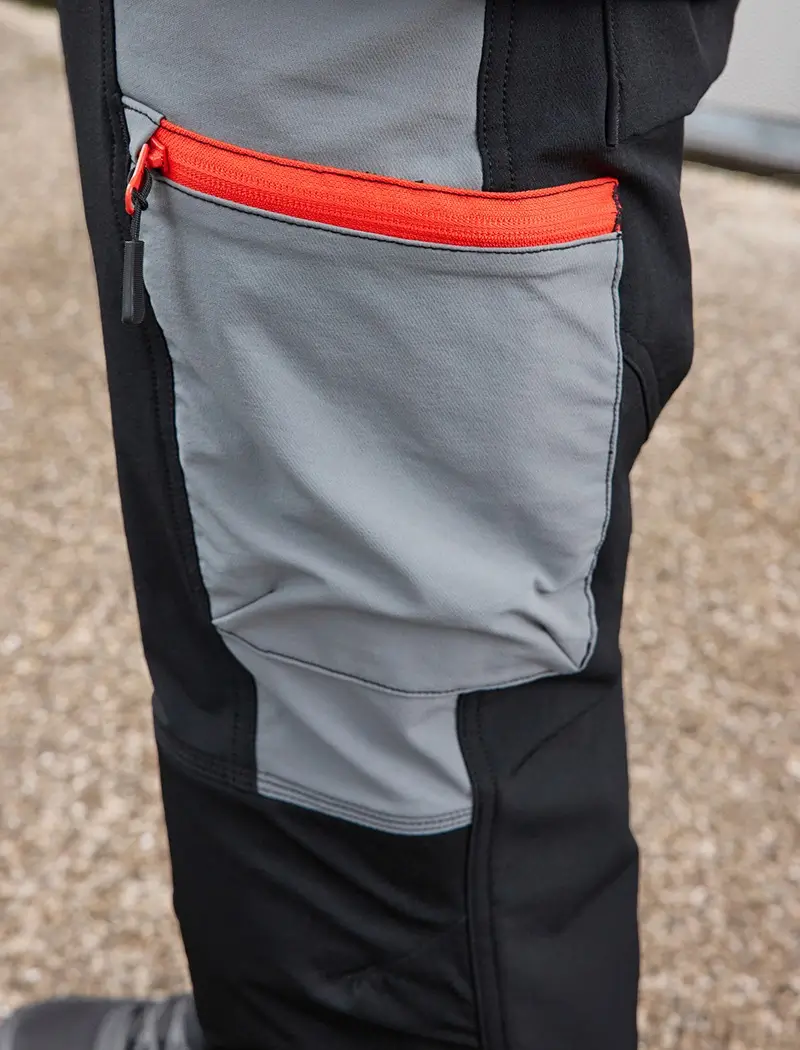 daiber-jn1884-allwetter-stretch-arbeitshose-schwarz-grau-detail-Arbeitstaschen