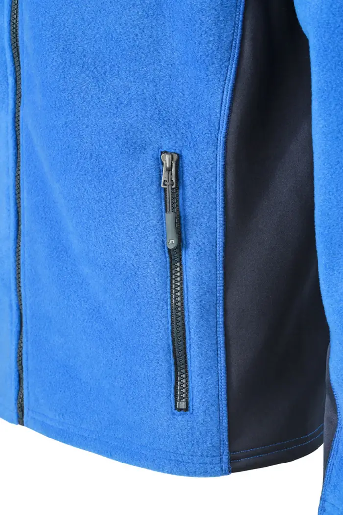Detailbild Seitentasche der Daiber JN842 Fleecejacke, Farbe royal-navy