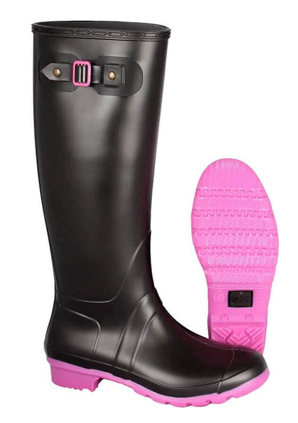 G&G Gummistiefel LAMPO schwarz-fuchsia