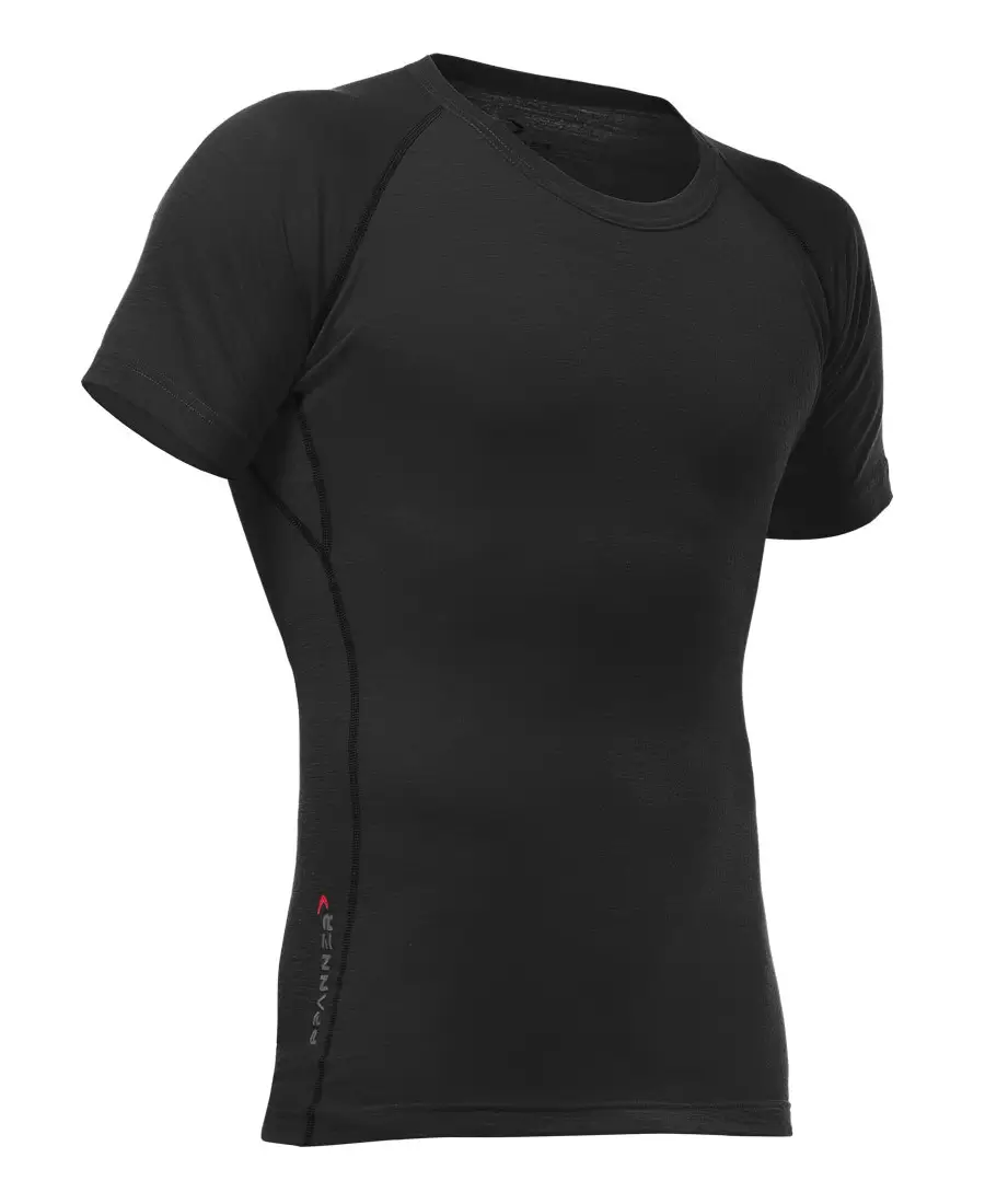 Funktionsshirt Merino-Tencel schwarz
