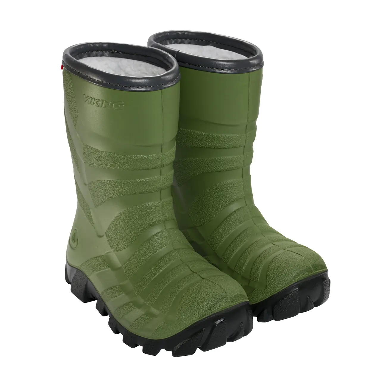 Viking Kinder Thermostiefel Ultra Warm grün paarweise Vorderansicht seitlich