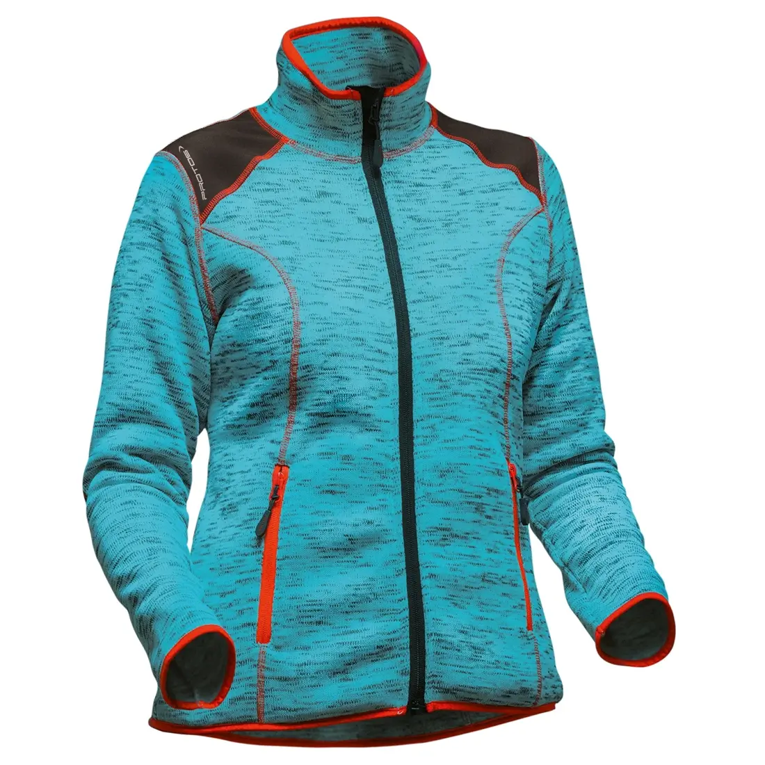 damen fleecejacke blau