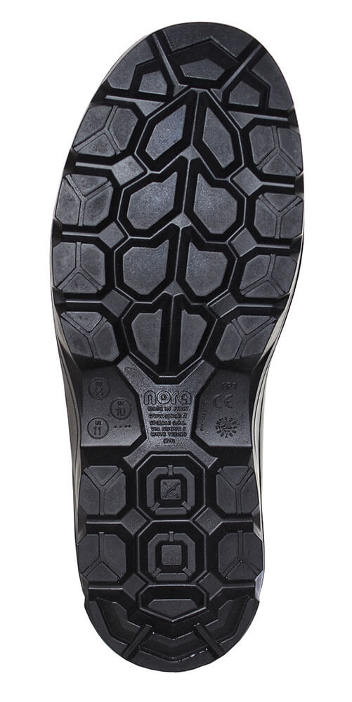 Arbeitsgummistiefel für Forst und Metallindustrie durchtrittsicher, selbstreinigendes Profil
