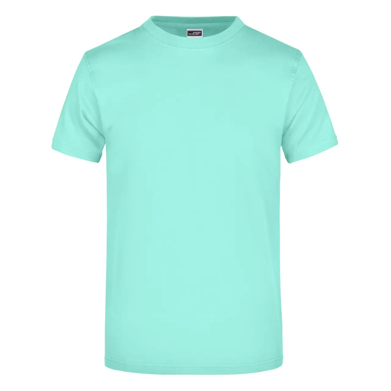 Daiber T-shirt JN002 mit rundhalsausschnitt  in der farbe mint, frontansicht