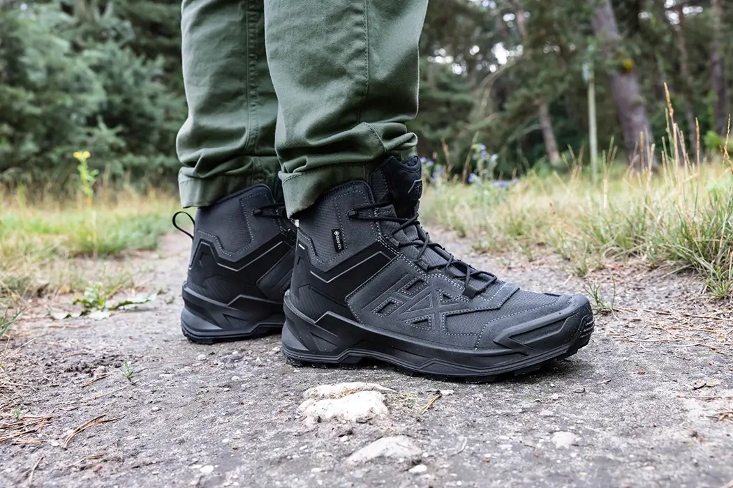 HAIX Black Eagle EVO Athletic V GTX mid/wolf-grey Einsatzschuh mit GORE-TEX für Polizei und Sicherheitsdienst