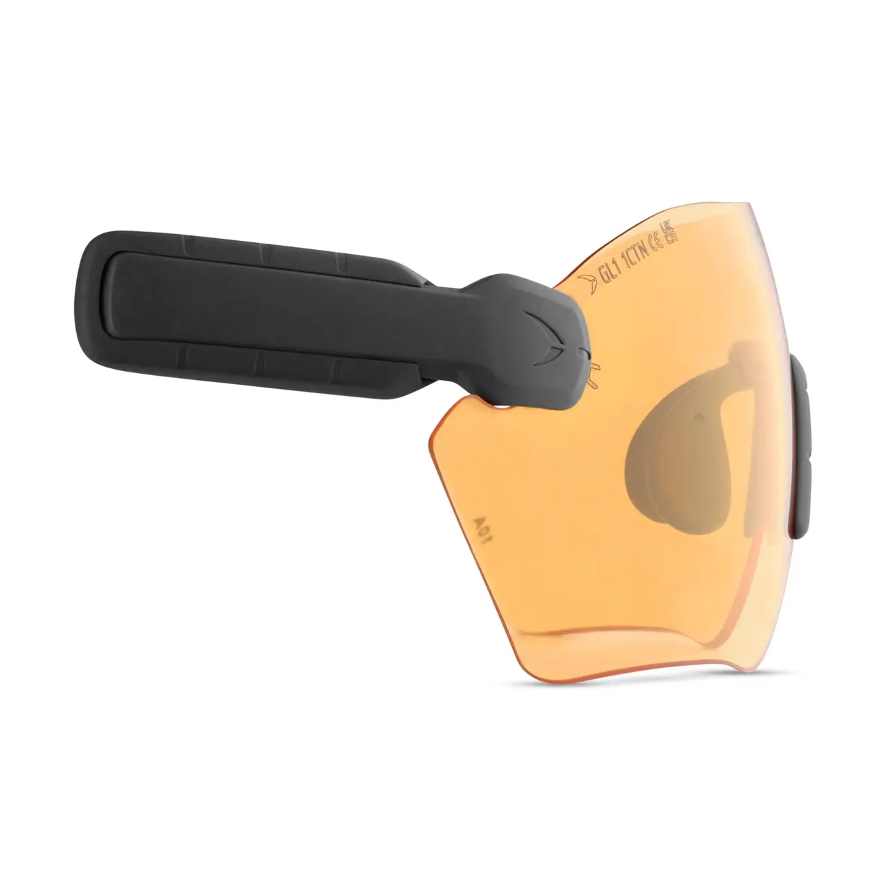 Schutzbrille SB3 E orange Protos seite artikel 20490-60