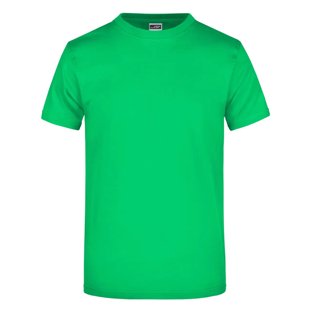 Daiber T-shirt JN002 mit rundhalsausschnitt  in der farbe hellgrau, frontansicht