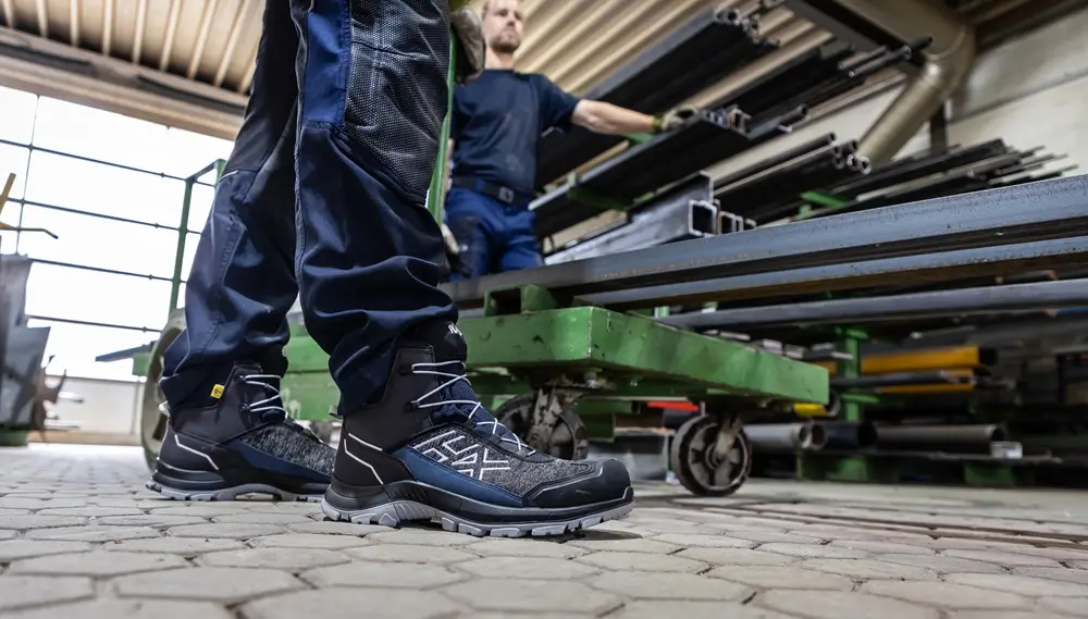 Arbeitsschuhe HAIX BE Safety 410 C GTX blue ansicht vorne Artikel 610048