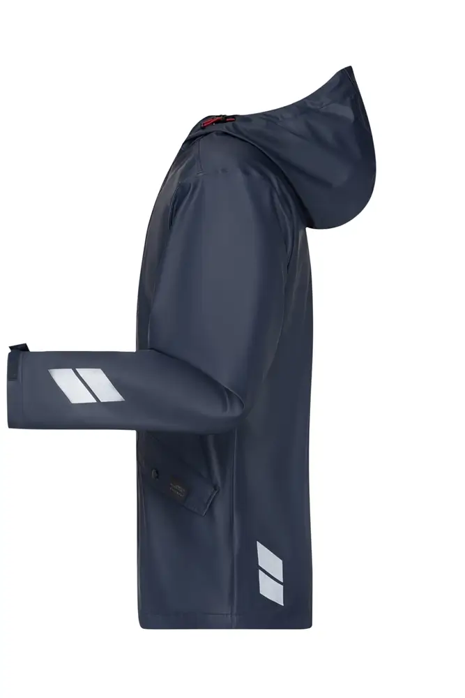 Regenjacke JN1846 navy ansicht links