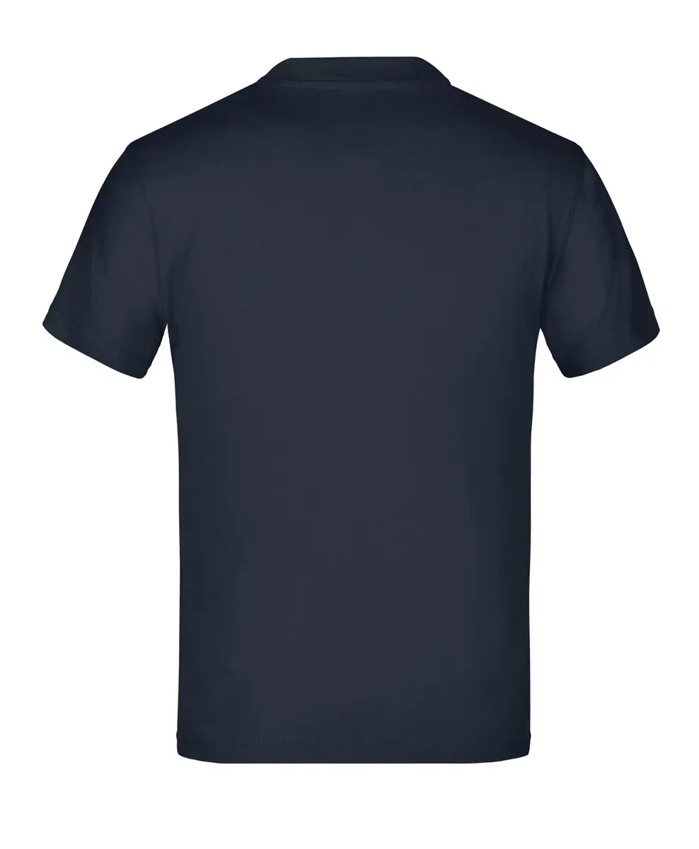 Kinder T-Shirt Junior Basic-T navy ansicht hinten