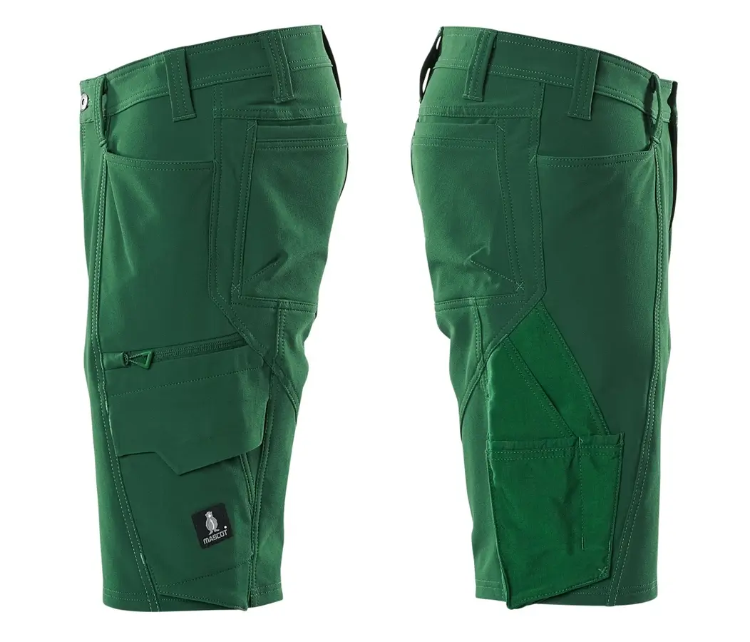 arbeitsshorts gruen seitlich