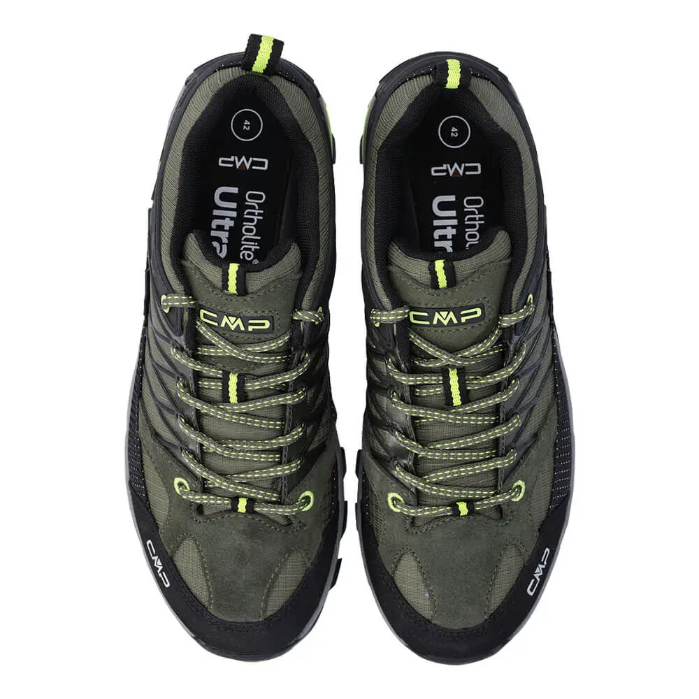 Wanderschuhe Herren Rigel low oliv-schwarz-limegrün Ansicht  oben