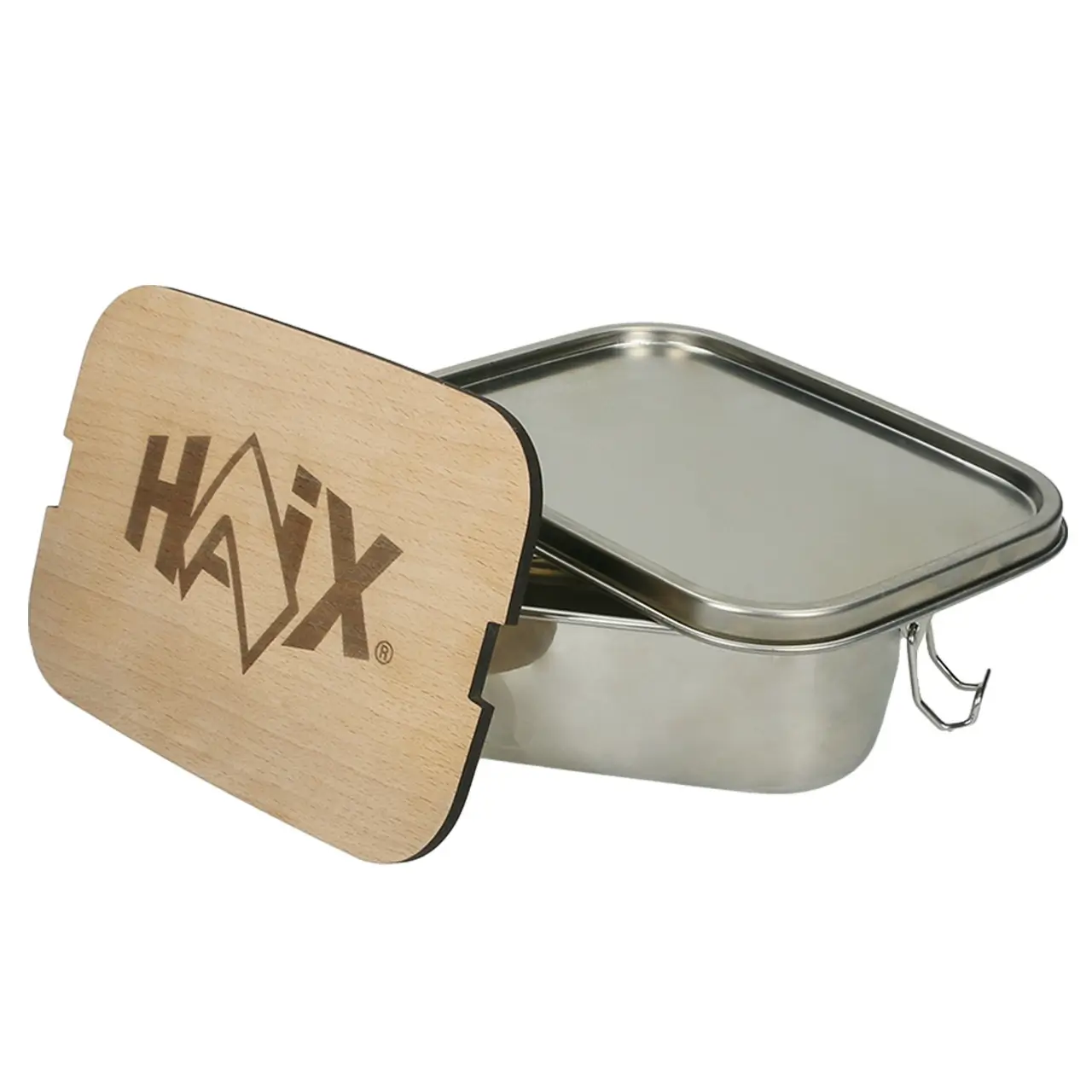 Haix Lunchbox mit Holzbrett ideal für kleine Pausen in der Arbeit oder in der Freizeit