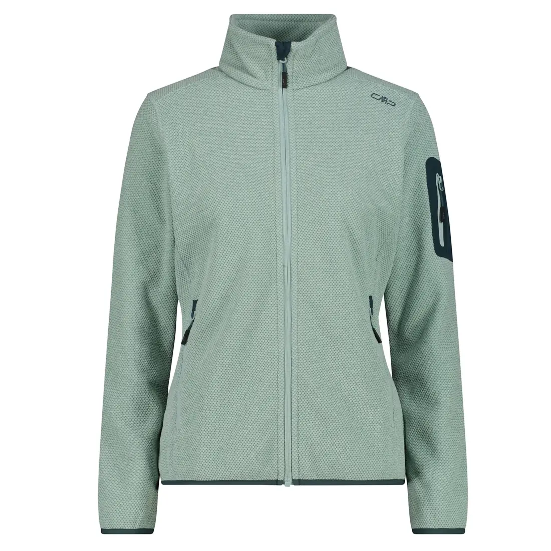 CMP Damen Strick Fleece Jacke jade-trek green