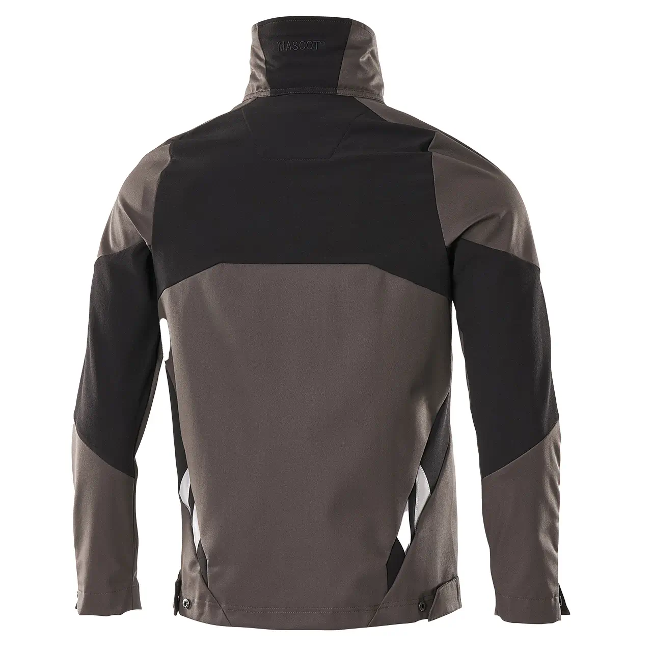 Arbeitsjacke dunkeanthrazit-schwarz,mascot-accelerate, rücken ansicht, Artikelnummer 18509-442-1809
