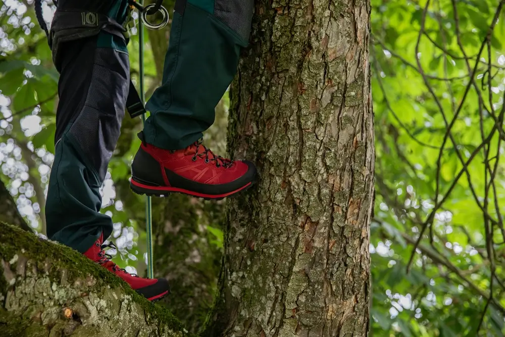 HAIX Baumkletterschuhe Baum-Kletterschuhe Haix Ramble gtx rot