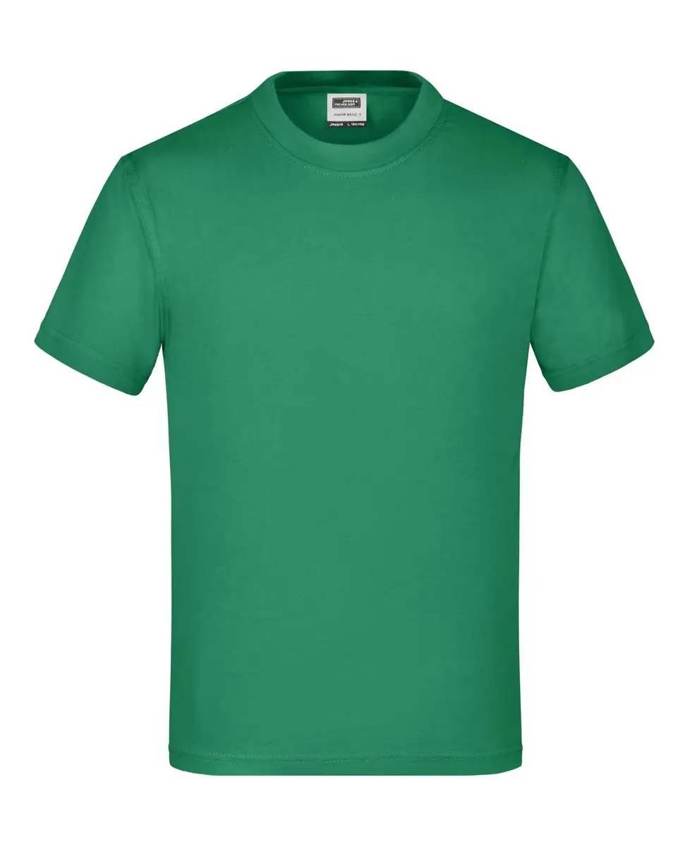 Kinder T-Shirt Junior Basic-T irish green ansicht vorne
