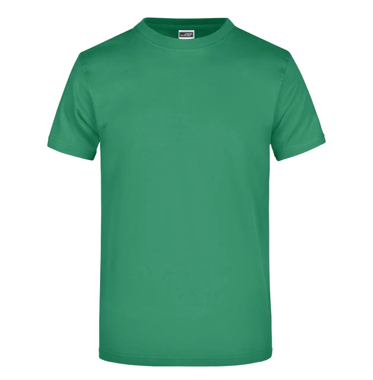 Daiber T-shirt JN002 mit rundhalsausschnitt  in der farbe irischgrün, frontansicht