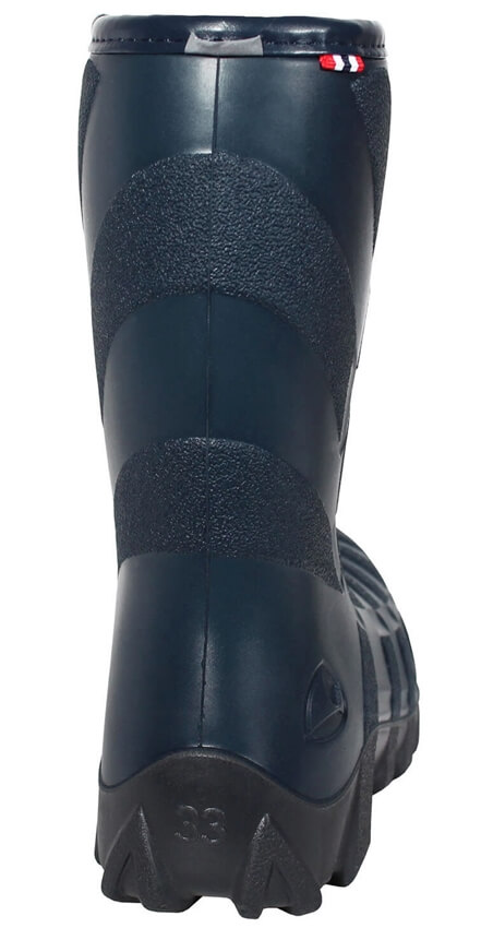 Winterstiefel Kinder navy ansicht hinten