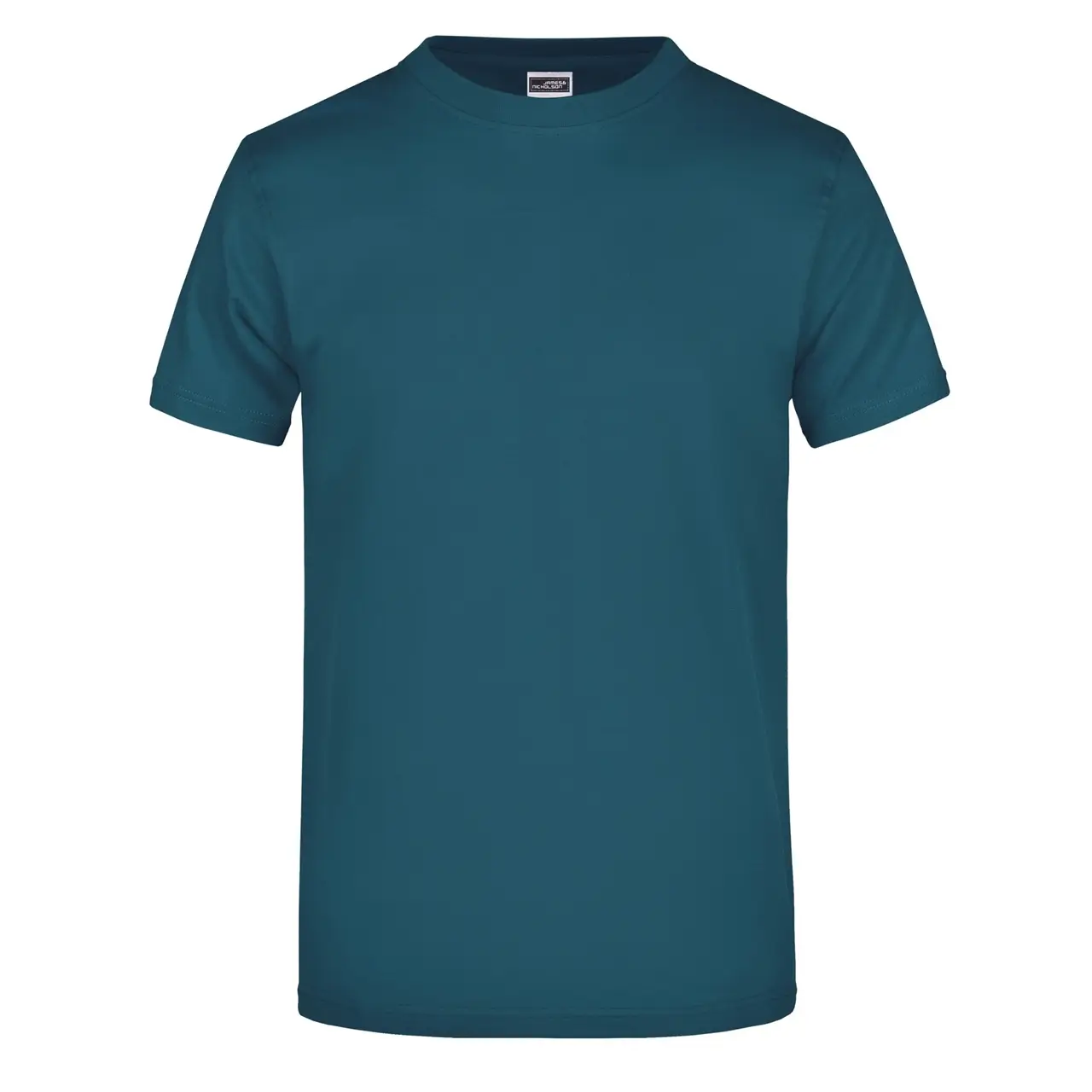 Daiber T-shirt JN002 mit rundhalsausschnitt  in der farbe petrol, frontansicht