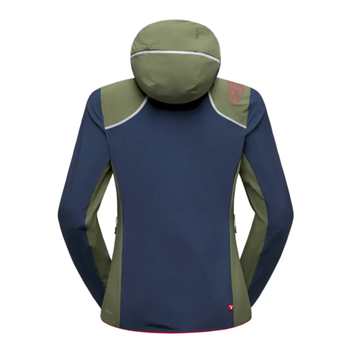La Sportiva Koro Damenjacke mit fester Kapuze, Farbe  cypress, night Sky Rückansicht