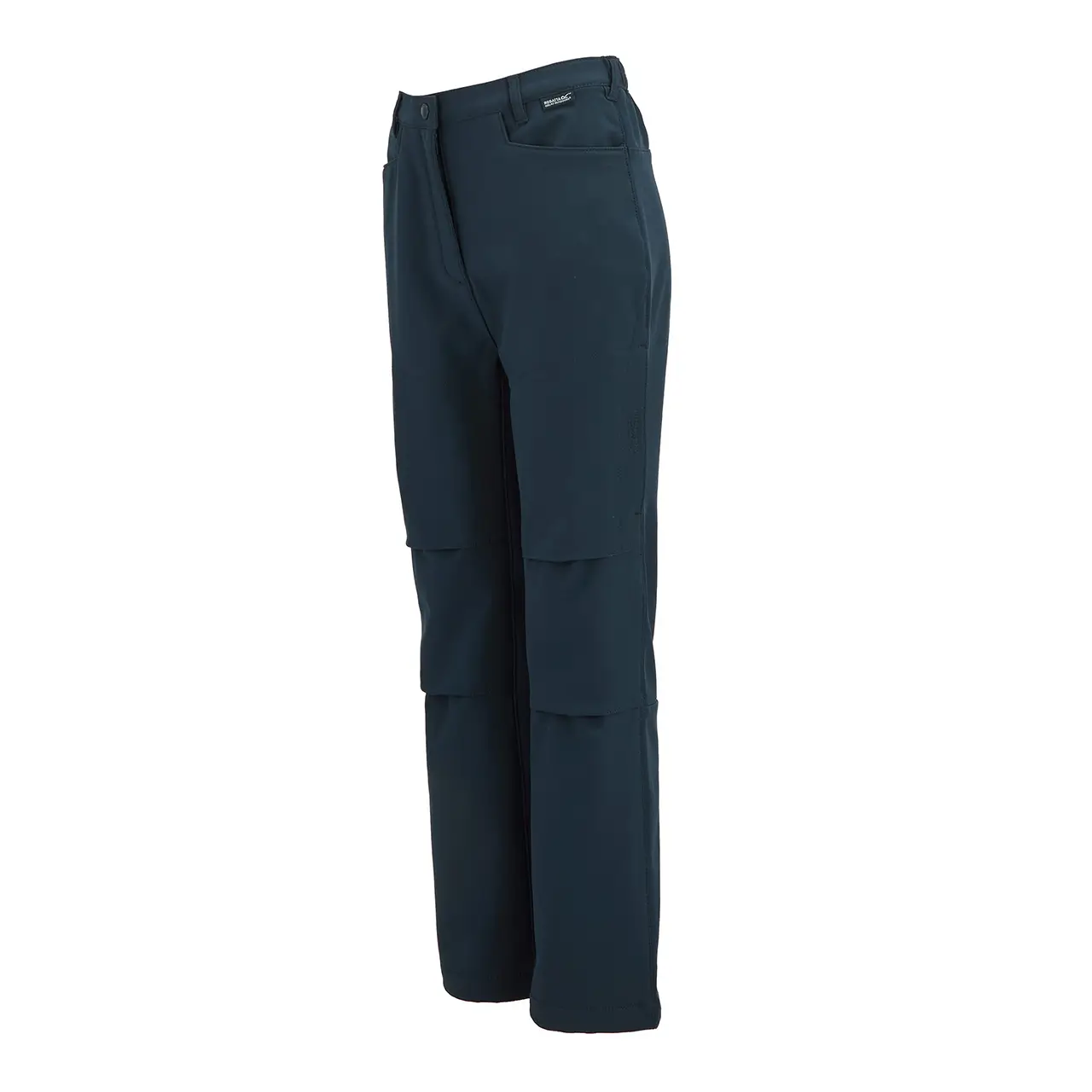 Regatta Softshell Wanderhose für Kinder dunkelblau – Seitenansicht