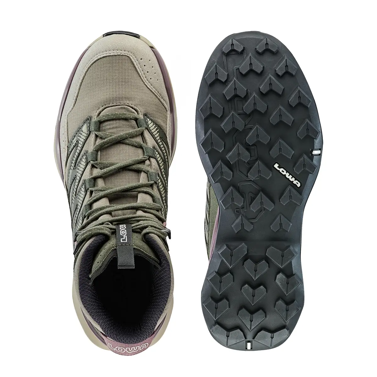 Lowa Damenschuh Maddox Pro GTX Mid Ws desert-altrosa oben 3216204940