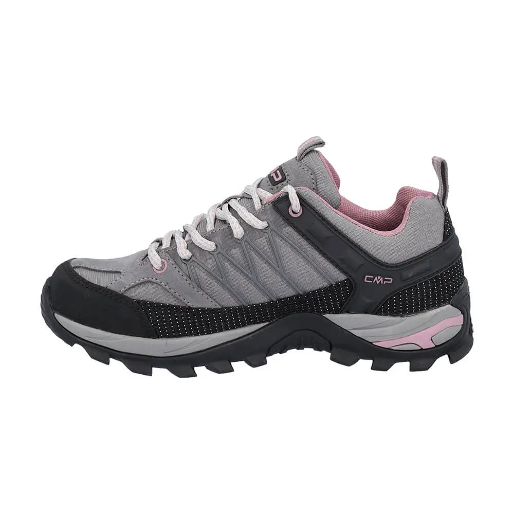 Wanderschuhe Damen CMP Rrigel low grau-schwarz-rosa ansicht innen