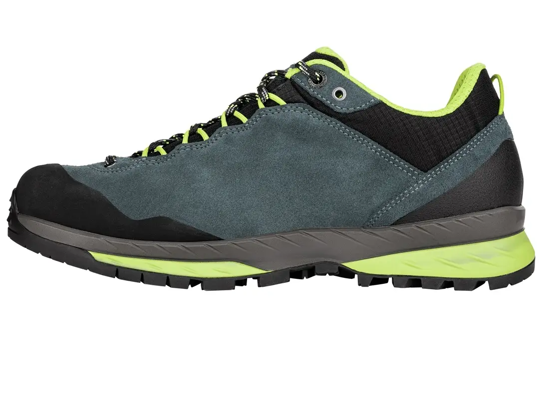 LOWA Halbschuhe Herren Delago GTX low petrol-limone