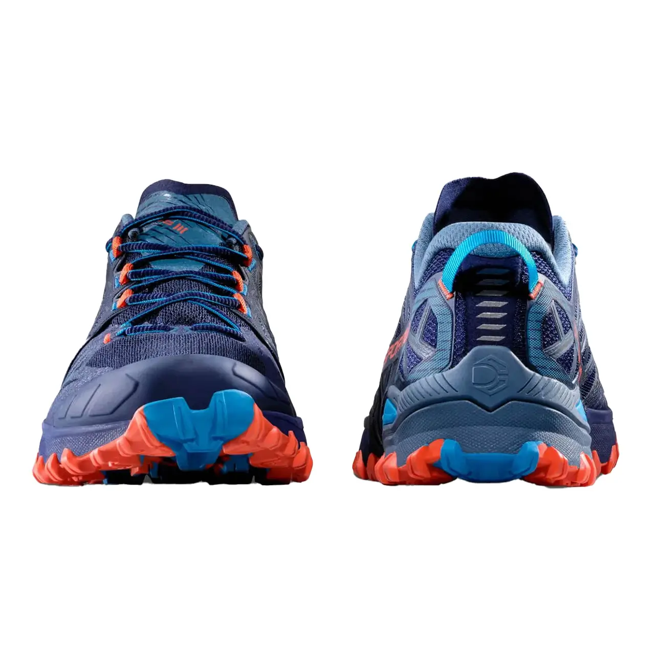 La Sportiva Bushido III Trailrunning Schuh Herren Vorder- und Rückansicht für Offroad Gelände